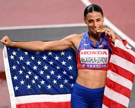 Sydney McLaughlin-Levrone clocks speediest female 400m in four decades to claim gold