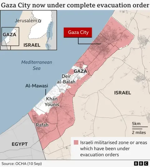 Numerous Palestinians Flee as Israeli Forces Push Further into Urban Areas